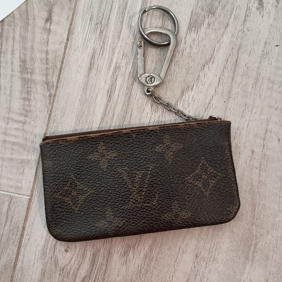 Authentic Louis Vuitton Vintage Monogram Card Coin Wallet Pouch - Picture 1 of 11